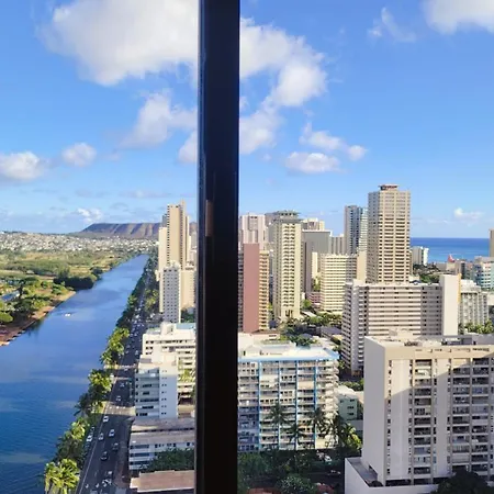 Waikiki Condo High Floor Views Beaches Convention Center Honolulu Exterior photo